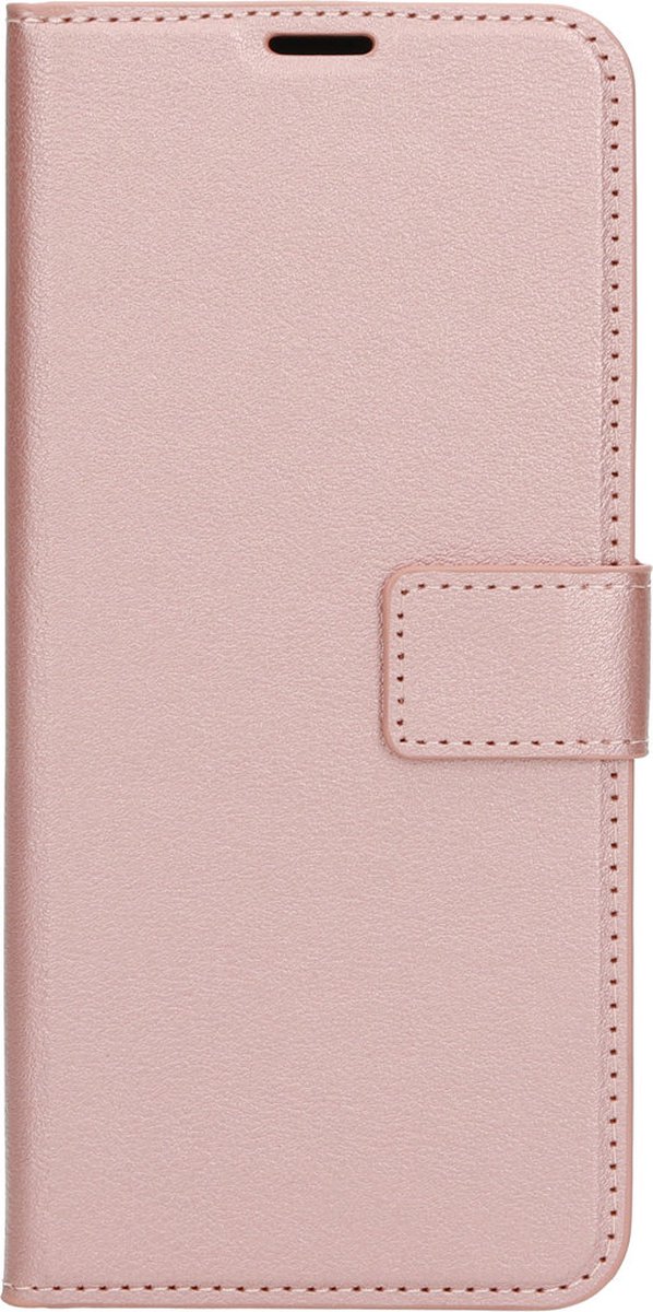 Mobiparts Telefoonhoesje geschikt voor Samsung Galaxy A04s Hoesje | Mobiparts Classic Wallet Bookcase Portemonnee | Pasjeshouder voor 4 Pasjes | Telefoonhoesje voor Pinpas / OV Kaart / Rijbewijs - Roze