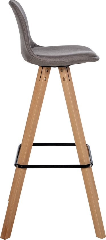 CLP Barkruk Sarnia chroom Frame - Kunstleer - walnoot/zwart | Leen Bakker CLP Barkruk Sarnia chroom Frame - Kunstleer - walnoot/zwart | Leen Bakker