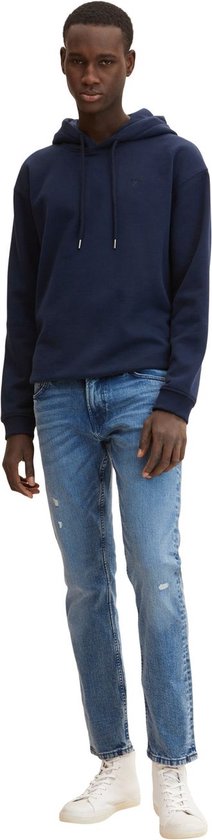 Tom Tailor Denim Heren Jeans Broeken PIERS slim Fit Blauw 28W / 32L Volwassenen