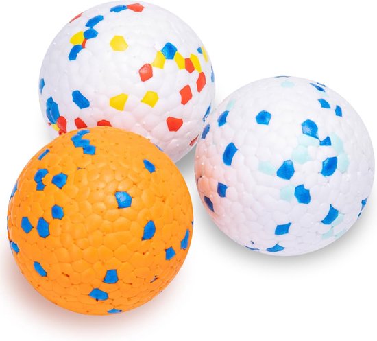Balle Indestructible Pour Chien En ETPU - 6,3 Cm, Flottante, Pour Grands Et Petits Chiens, Même Les Gros Mâcheurs