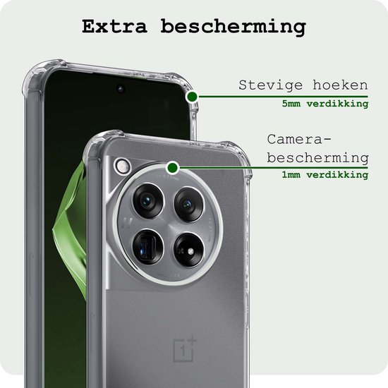 Coque pour OnePlus 12 Coque Antichoc Coque Siliconen - Coque pour OnePlus 12 Coque Antichoc - Transparent
