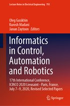 Lecture Notes in Electrical Engineering- Informatics in Control, Automation and Robotics
