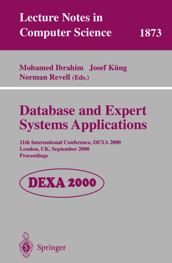 Database and Expert Systems Applications - cover