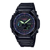 Casio G-Shock GA-2100RGB-1AER Horloge - Kunststof - Zwart - Ø 45 mm