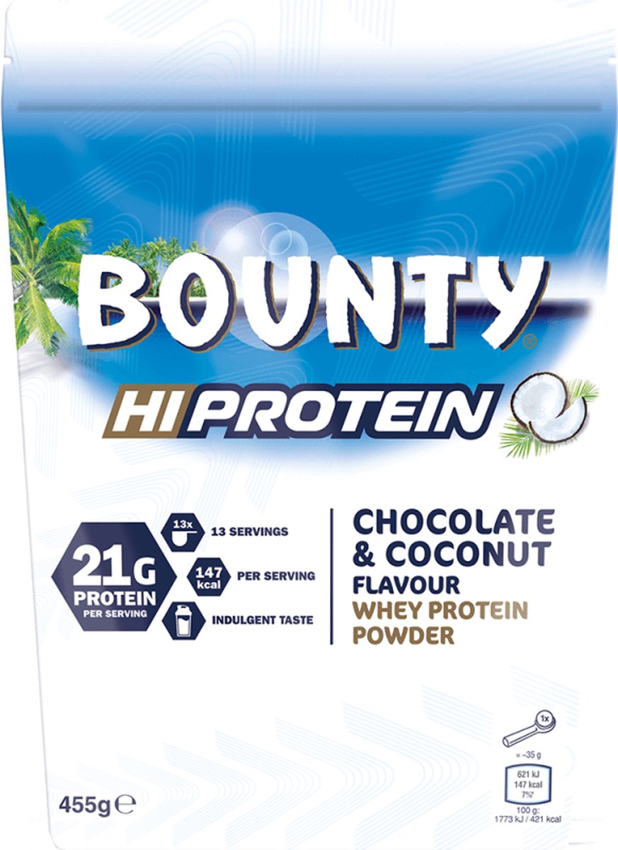Goedkoopste Bounty Protein Powder 455gr Coconut