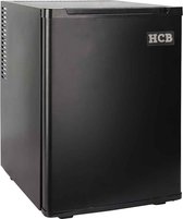 HCB® - Professionele Horeca Minibar koeling - 28 liter - 230V - Mini Koelkast - Kleine drankenkoelkast - Flessenkoelkast - Bier koelkast - tafelmodel - 38.5x39.5x48 cm (BxDxH) - 11 kg