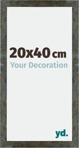 Fotolijst 20x40 cm - MDF - Blauw Goud Gemeleerd - Mura