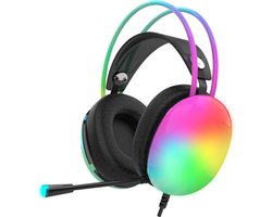 BasicTeQ: INCA Gaming Headset IGK-X8S 7.1, USB, RGB-LED, Zwart. Koptelefoon geschikt voor Android, iOS, MAC, Nintendo Wii U, Nintendo Wii, PlayStation 1 t/m 5, PlayStation Vita, PlayStation X, PSP, Windows, Xbox (€36,25 bij BasicTeQ)
