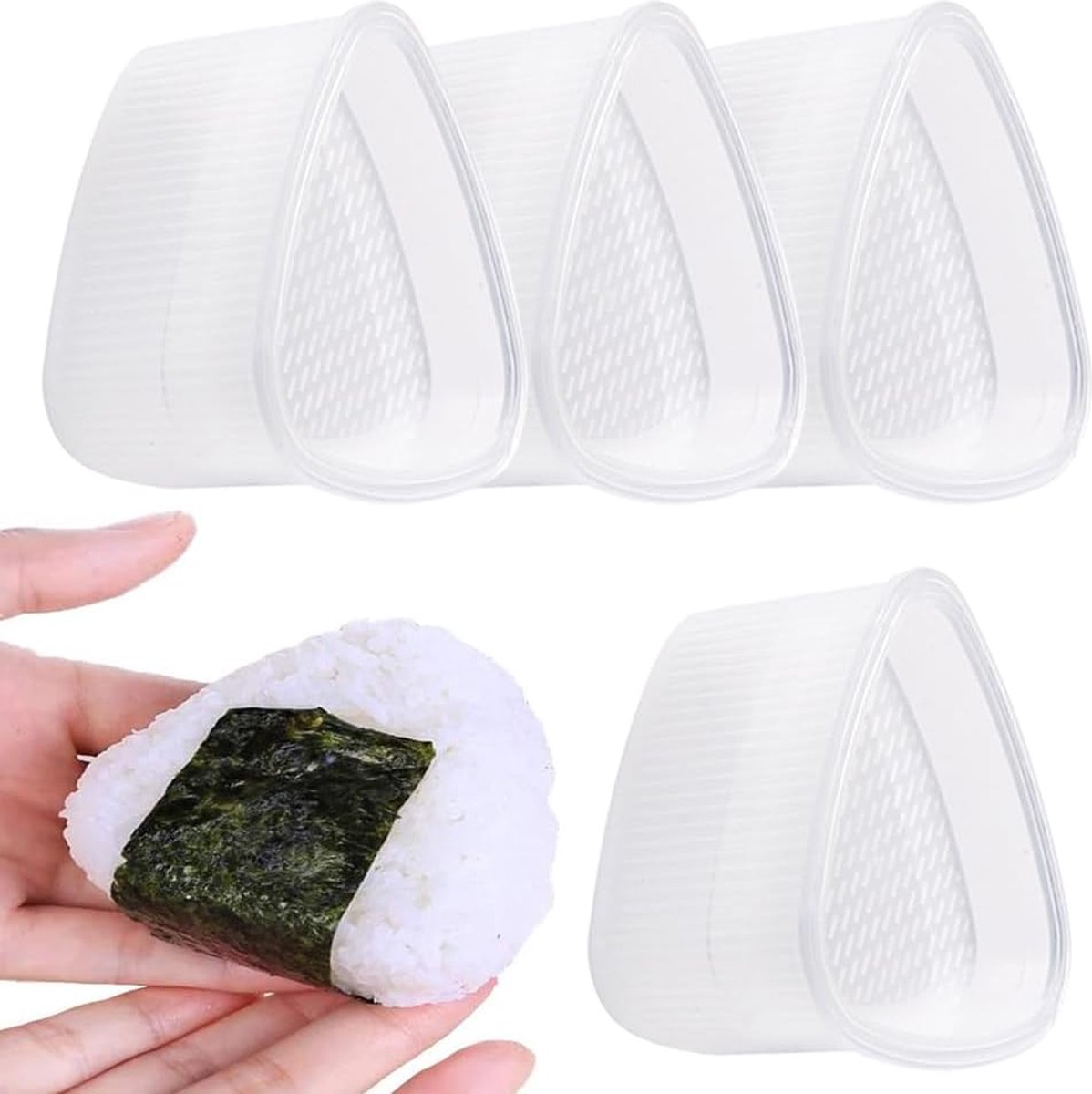 Driehoekige sushi-set Onigiri-vorm mallen voor het maken van Sushi Onigiri uit de driehoek Sushi-vorm rijst driehoekige vorm rijstvormer Bento Onigiri Maker klein voor kinderlunch Bento