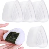 Ensemble de sushi triangulaire, forme Onigiri, moules pour faire des Sushi Onigiri du triangle, riz en forme de Sushi façonneur de riz de forme triangulaire Bento Onigiri Maker petit, pour le déjeuner des enfants Bento