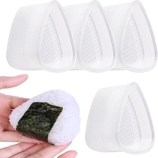 FENGCHUANG Set 5 Stampi Per Onigiri E Polpette Di Riso | Kit Sushi Fai Da Te Con Formine A Cartoon | Stampo Antiaderente Per Cucina E Picnic