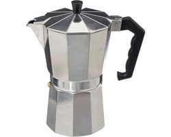5Five Percolator Italiaans koffiezetapparaat - Aluminium - zilver - 450 ml - Koffiezetter