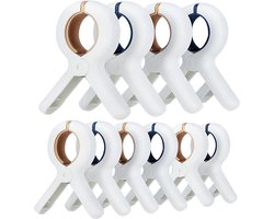 10 stuks grote wasknijpers, handdoekklemmen, winddicht, strandlaken, clips, kunststof wasknijpers, strandhanddoekklemmen voor strand, zwembad, dagelijks wasgoed, badhanddoek