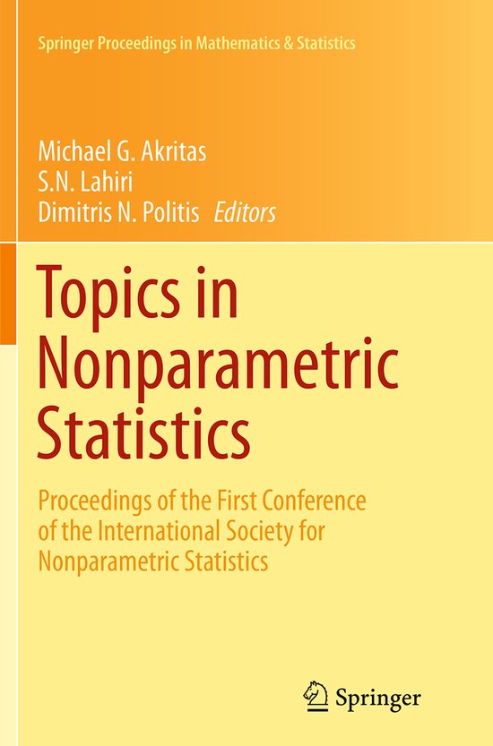 Topics in Nonparametric Statistics - cover