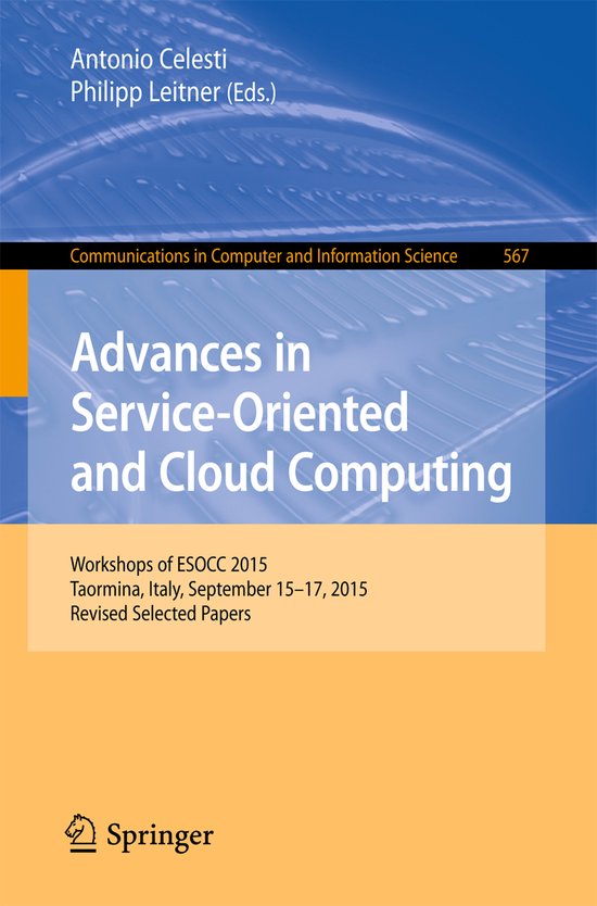 Advances in Service-Oriented and Cloud Computing - cover