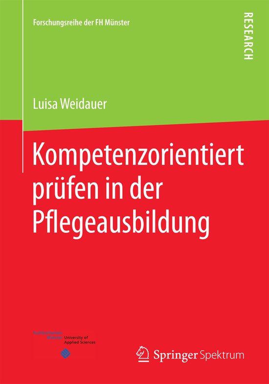 Forschungsreihe der FH Münster- Kompetenzorientiert prüfen ... - cover