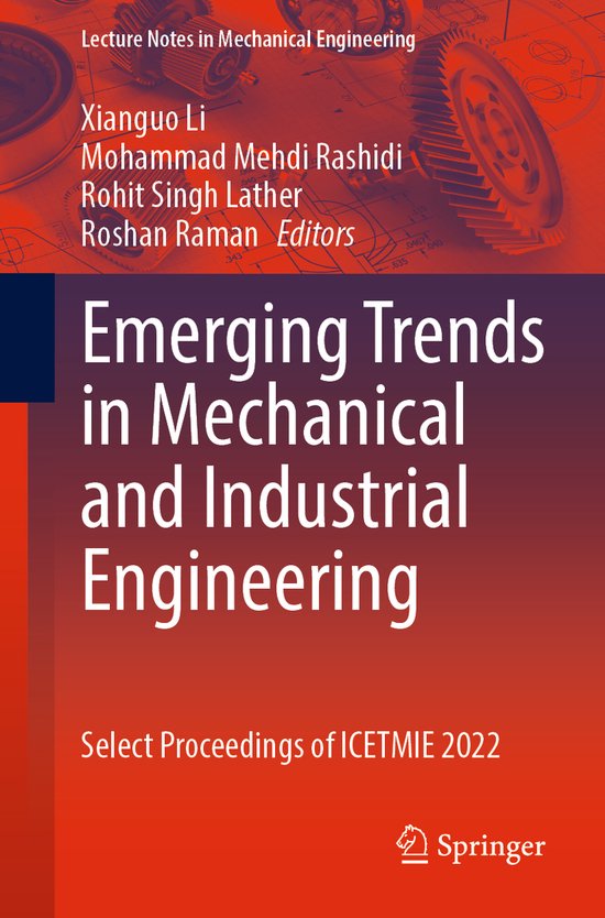 Lecture Notes in Mechanical Engineering- Emerging Trends in  ... - cover
