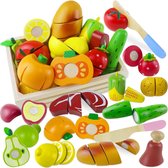 Houten voedselspeelgoed, kinderspeelsets keuken