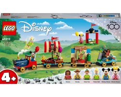 foto van LEGO Disney: Disney Feesttrein Bouwbaar Trein Speelgoed 100e Verjaardag Set - 43212