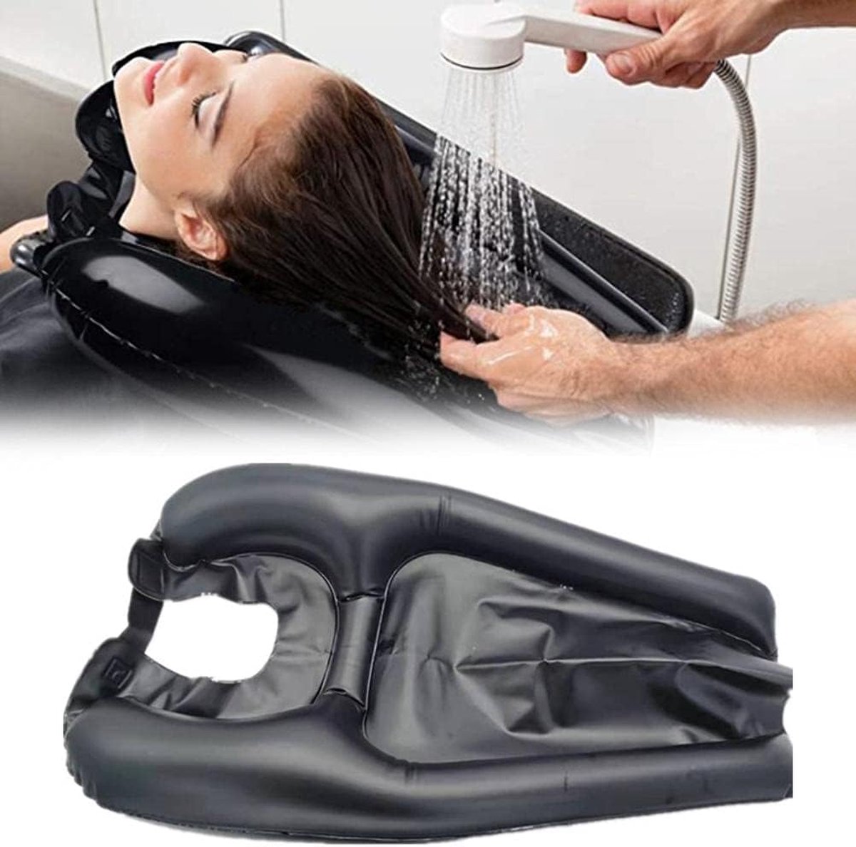 Haarwasbak - Haarwasbak opblaasbaar - Wasbak - Voor kappers - Mobiele wastafel - Thuiszorg - Must have!
