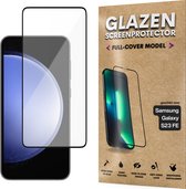 Screenprotector - Geschikt voor Samsung Galaxy S23 FE - Gehard Glas - Full Cover Tempered Glass - Case Friendly