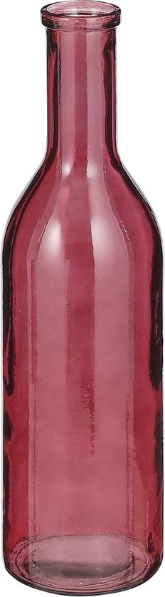 Mica Decorations Guan Glazen Fles - H26 x 21 cm - Blauw | Leen Bakker