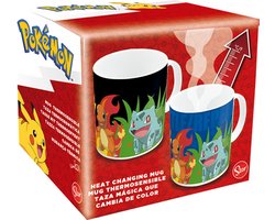 Pokémon - Train & Battle - warmtemok - heat change mok - wisselend design - 320ml