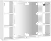 vidaXL-Spiegelkast-met-LED-verlichting-76x15x55-cm-hoogglans-wit