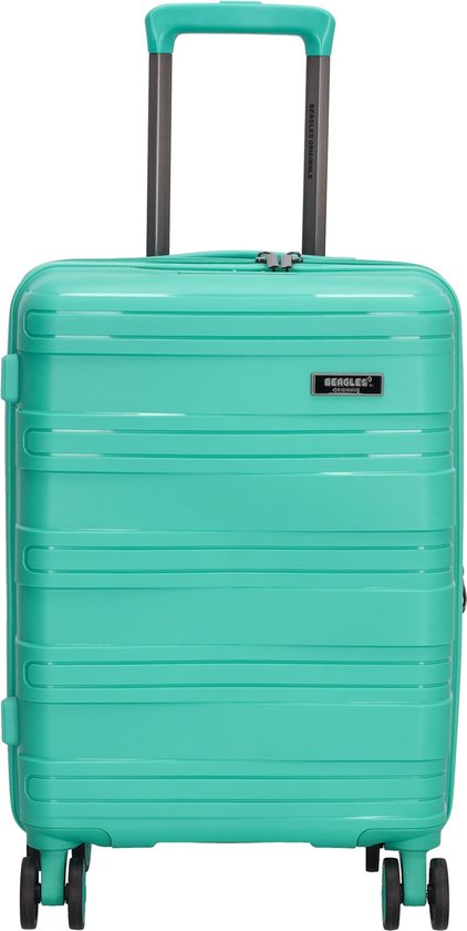 Beagles Spinner handbagage koffer 55 cm donker mint