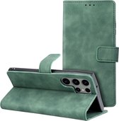 Case2go - Telefoonhoesje geschikt voor Xiaomi Redmi Note 12 Pro Plus 5G - Wallet Book Case - Met Magnetische Sluiting - Groen