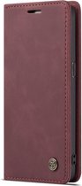 CaseMe Book Case - Samsung Galaxy S7 Hoesje - Bordeaux