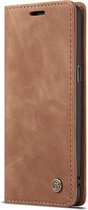 CaseMe Book Case - Samsung Galaxy S8 Hoesje - Bruin