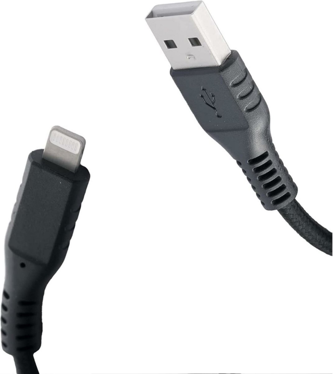 Black Label USB-A naar Lightning snellaadkabel 2 meter
