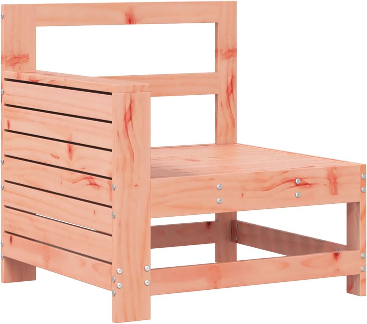 VidaXL Tuinbank met armleuning 69x62x70 5 cm massief douglashout