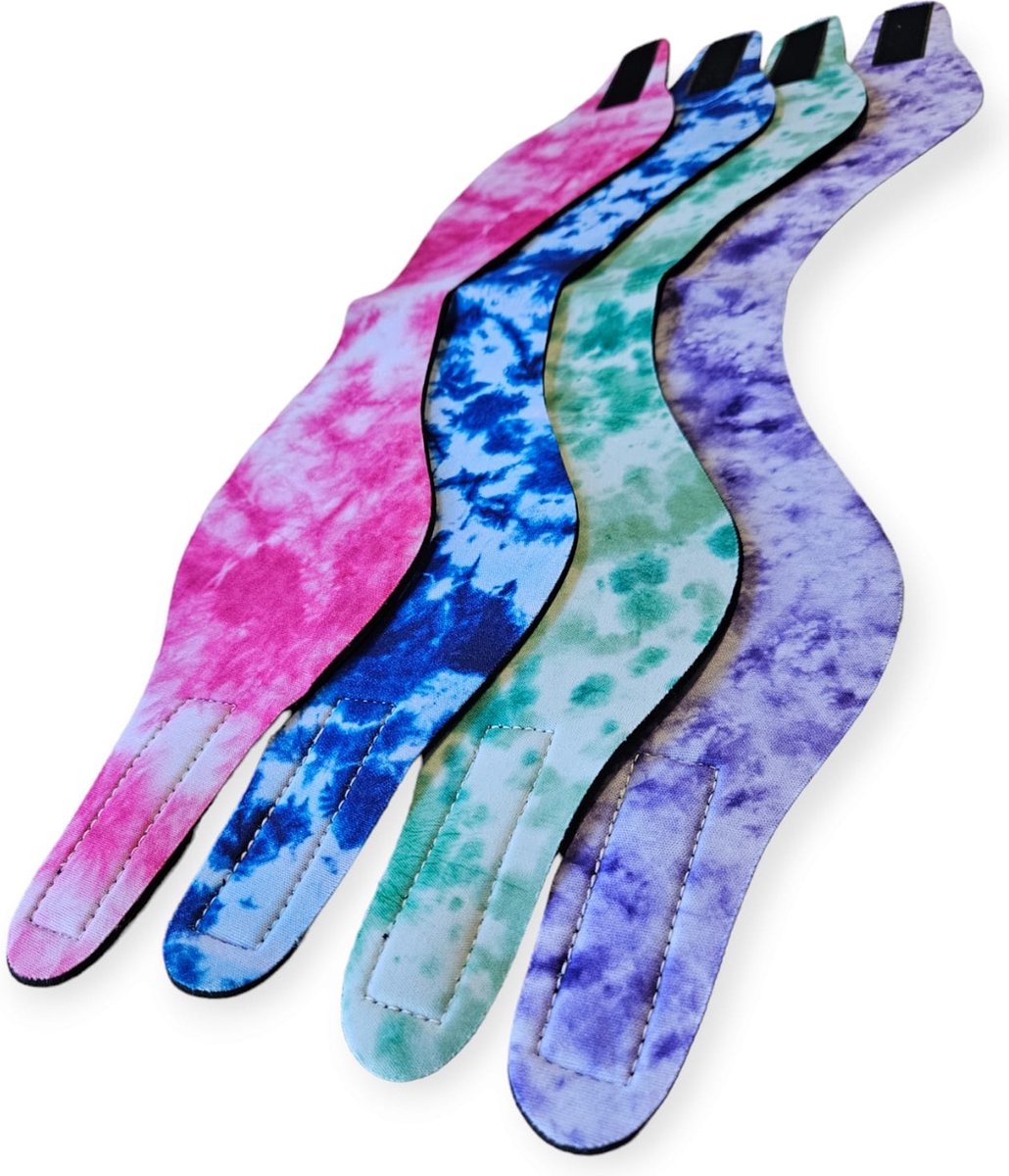 Goedkoopste Hoofdband zwemmen tie dye Groen