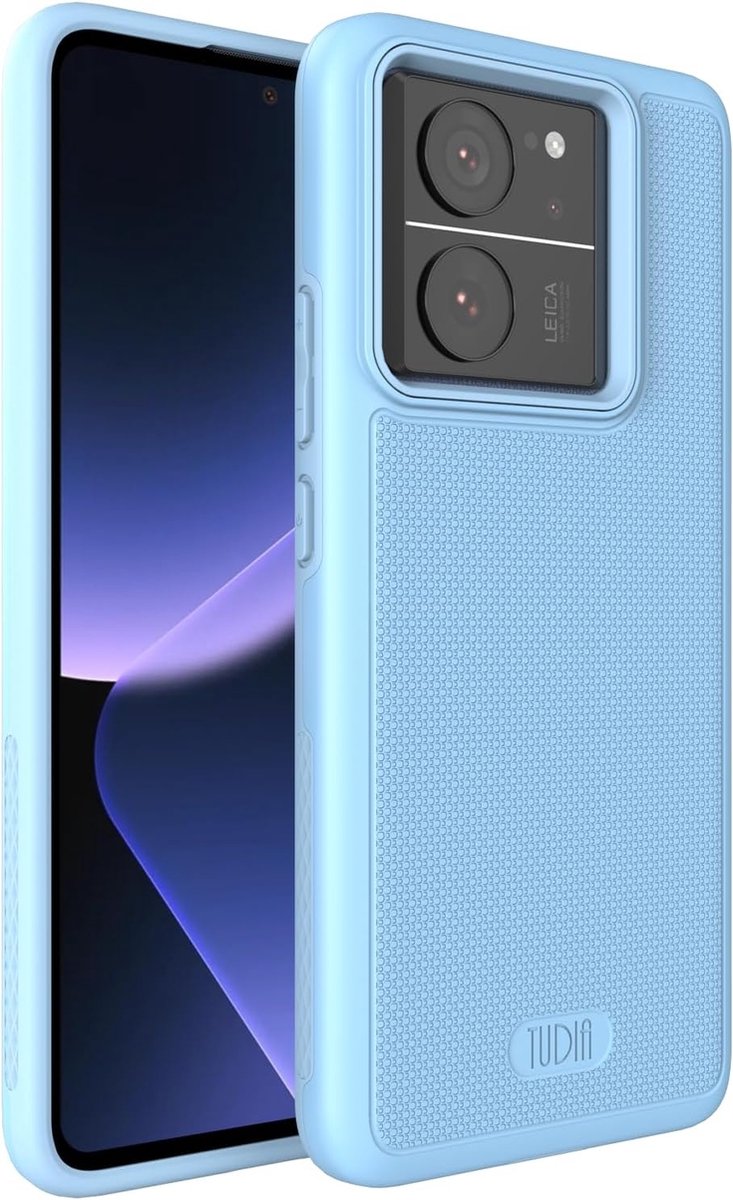 TUDIA MergeGrip Hoesje voor Xiaomi 13T / 13T Pro 5G Lichtblauw