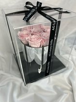 forever flower box - rozen box - long life - bloemen box - luxe cadeau - Moederdag cadeau - AG Luxurygifts - for haar - cadeau - Valentinsdag Cadeau