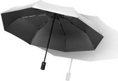 Winddichte compacte automatische paraplu voor regen reizen - opvouwbare rugzak portemonnee parasol met automatisch openen/sluiten knop (Zwart) umbrella