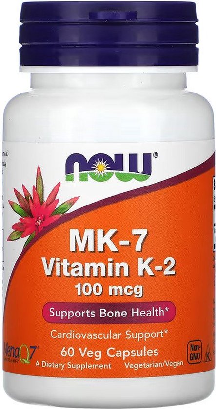 NOW Foods - MK7 Vitamine K2 100mcg (60 capsules)