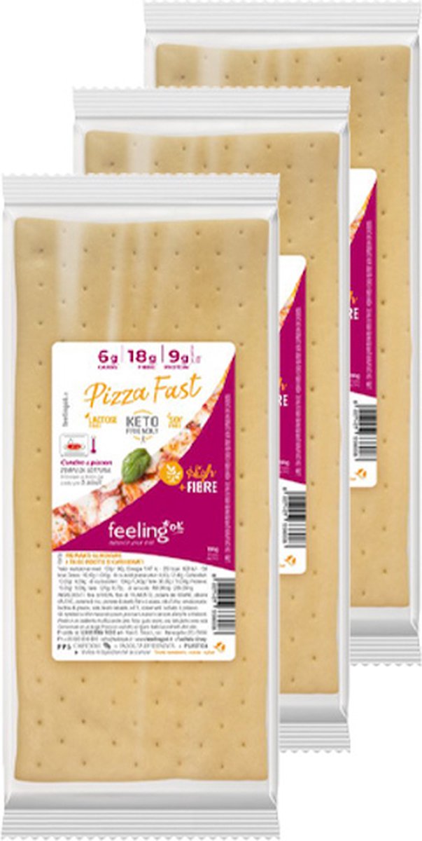 Goedkoopste Feeling OK | Pizza Fast | 3 stuks | 3 x 180 gram