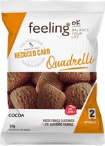 Feeling OK | Quadrelli Cacao | 6 stuks | 6 x 50 gram