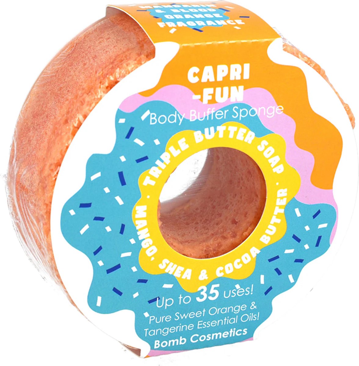 Goedkoopste Capri-Fun Donut Body Buffer (scrub spons