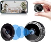 Bol.com Beveiligingscamera - Babyfoon - Binnen - 1080P HD - Mini WiFi-Camera - Compact - NL handleiding aanbieding