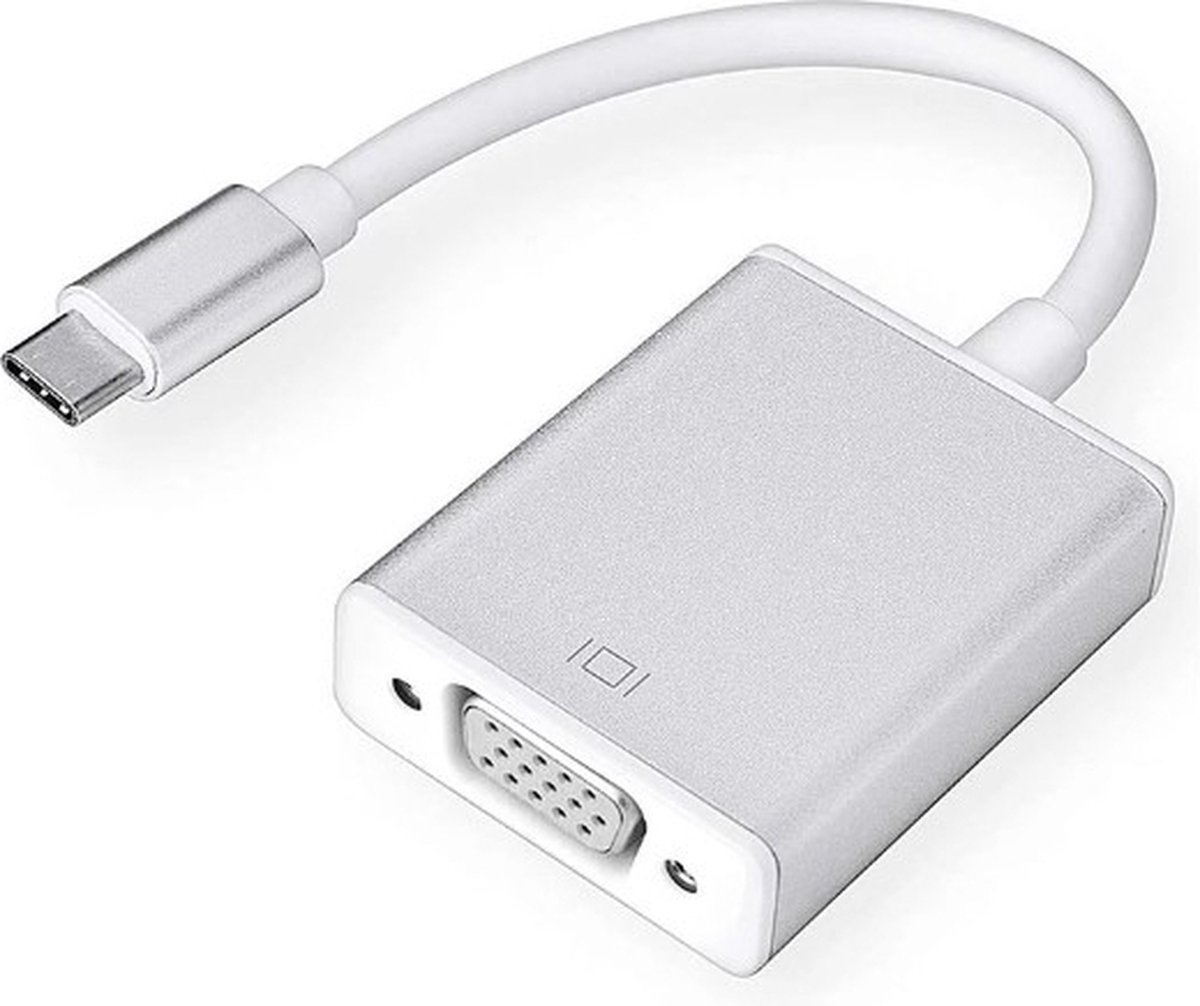 New Age Devi - USB-C naar VGA adapter geschikt voor Macbook / Chromebook / Acer / Dell / HP / Lenovo - Verbeter je beeldschermervaring!