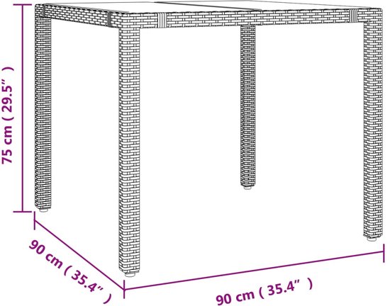 vidaXL-5-delige-Tuinset-met-kussens-poly-rattan-zwart