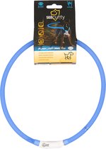 Duvoplus - Halsband Voor Dieren - Hond - Flash Light Ring Usb Silicon 70cm Blauw - 1st
