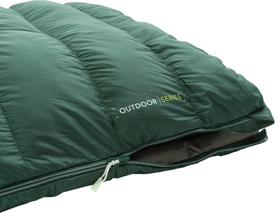 NOMAD® Taurus 300 Slaapzak Dekenmodel - Groen - 205x80 cm - Gevoerde koordtunnel - 2-wegs autolock rits - Incl Hoes van NOMAD — afbeelding 5