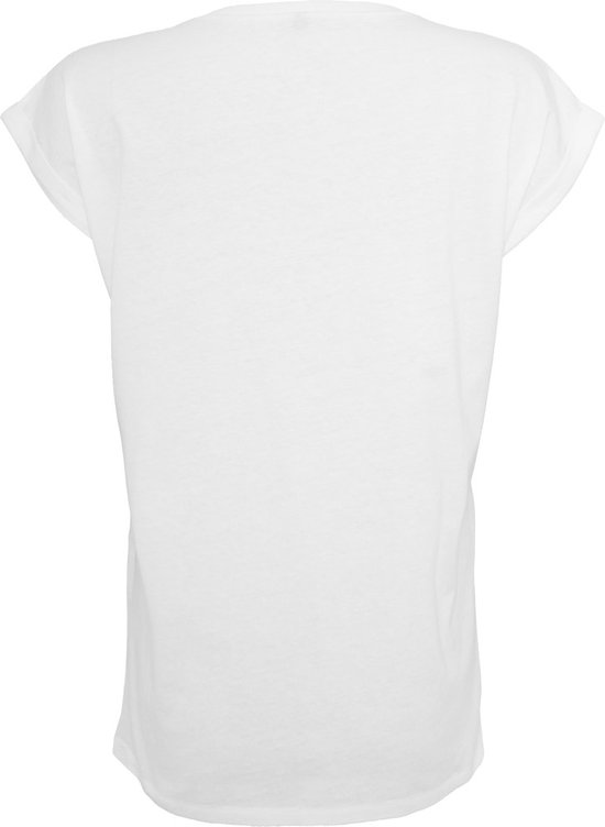 Merchcode - Girl Floating Away Dames T-shirt - XL - Wit