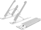 Finnacle - Verstelbare laptopstandaard - anti-slip - Wit / grijs