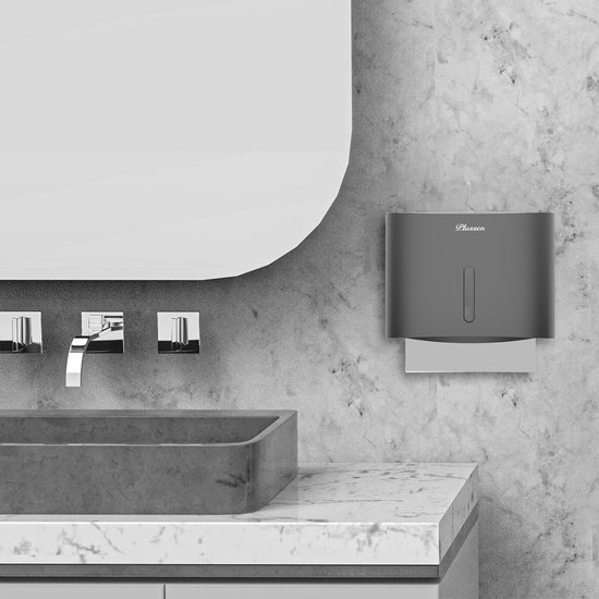 Wall Mount Papieren Handdoekdispenser Meervoudige Handdoekdoekhouder Met Sleutelslot Voor Badkamer